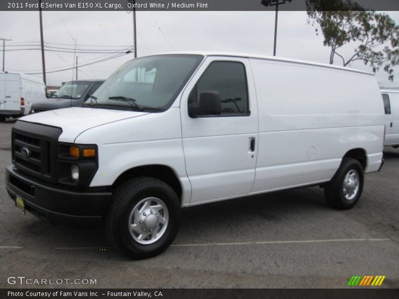 Oxford White / Medium Flint 2011 Ford E Series Van E150 XL Cargo