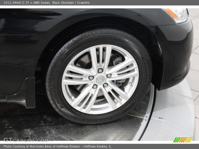 Black Obsidian / Graphite 2011 Infiniti G 25 x AWD Sedan