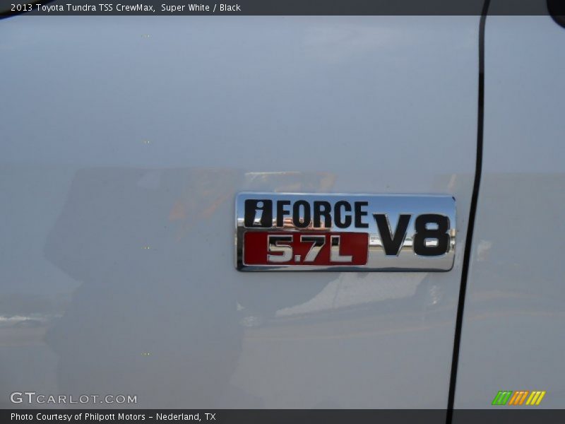Super White / Black 2013 Toyota Tundra TSS CrewMax