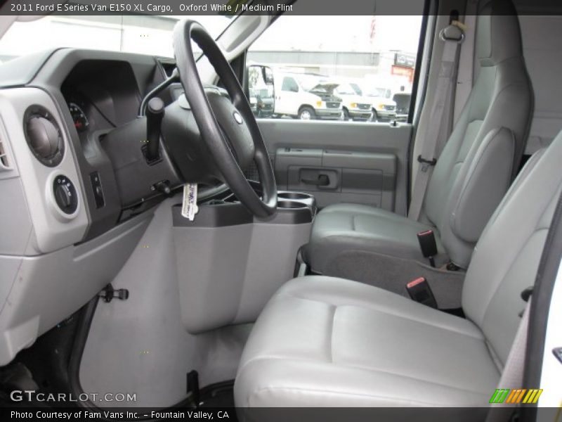 Oxford White / Medium Flint 2011 Ford E Series Van E150 XL Cargo