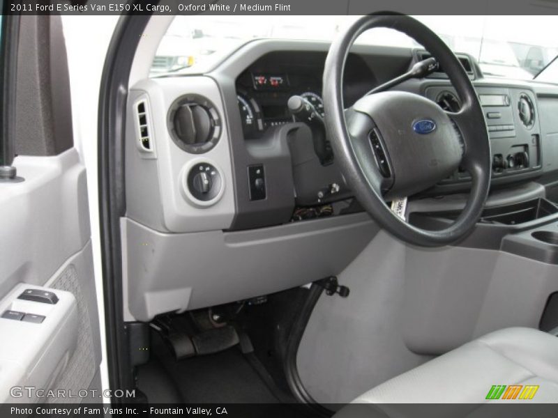 Oxford White / Medium Flint 2011 Ford E Series Van E150 XL Cargo