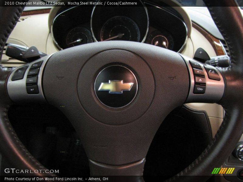 Mocha Steel Metallic / Cocoa/Cashmere 2010 Chevrolet Malibu LTZ Sedan