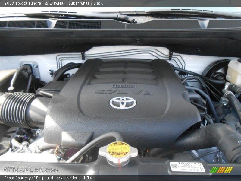 Super White / Black 2013 Toyota Tundra TSS CrewMax