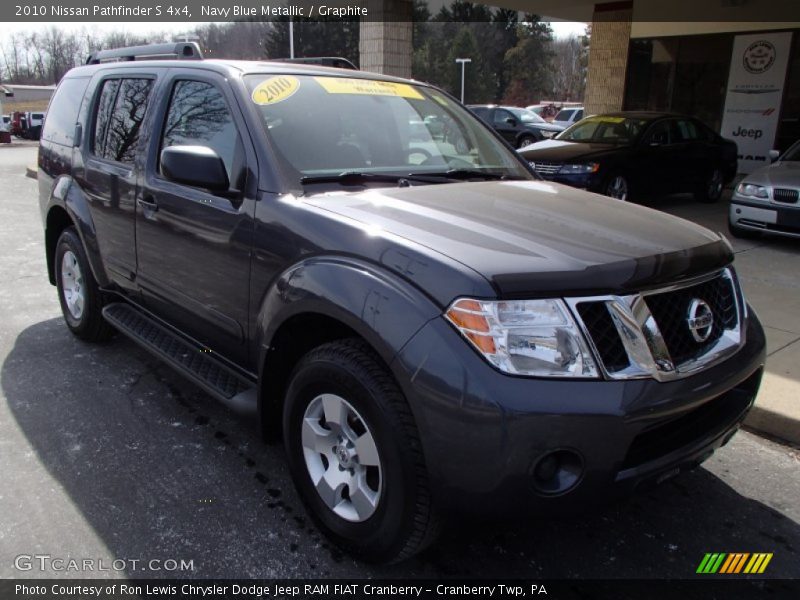 Navy Blue Metallic / Graphite 2010 Nissan Pathfinder S 4x4