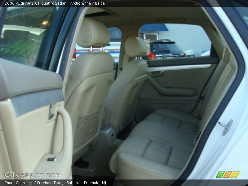 Arctic White / Beige 2006 Audi A4 2.0T quattro Sedan