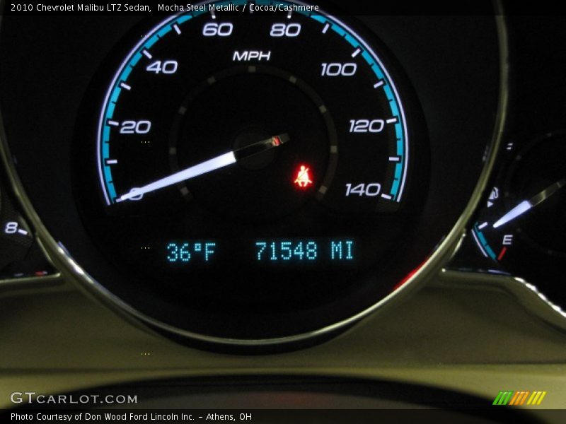 Mocha Steel Metallic / Cocoa/Cashmere 2010 Chevrolet Malibu LTZ Sedan