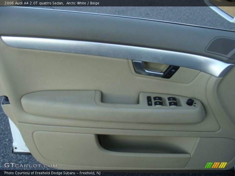 Arctic White / Beige 2006 Audi A4 2.0T quattro Sedan