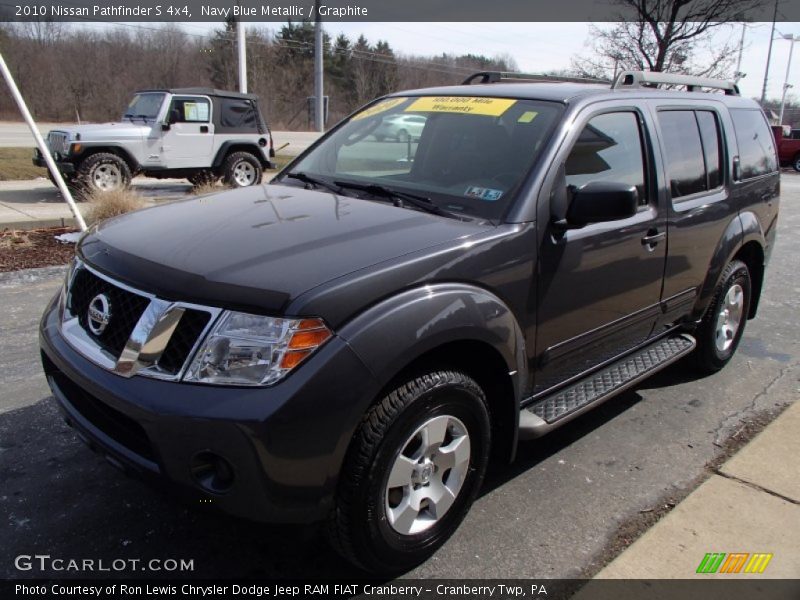 Navy Blue Metallic / Graphite 2010 Nissan Pathfinder S 4x4