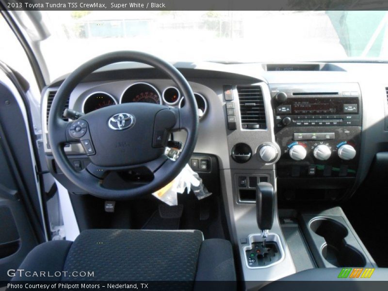Super White / Black 2013 Toyota Tundra TSS CrewMax