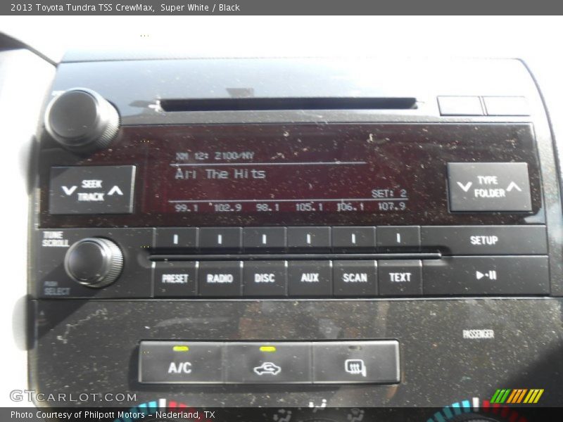 Super White / Black 2013 Toyota Tundra TSS CrewMax