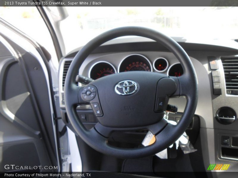 Super White / Black 2013 Toyota Tundra TSS CrewMax