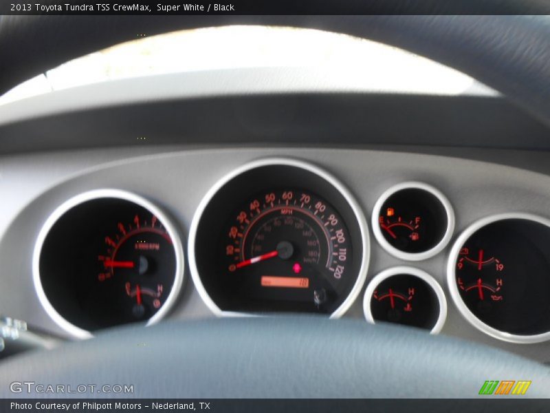 Super White / Black 2013 Toyota Tundra TSS CrewMax
