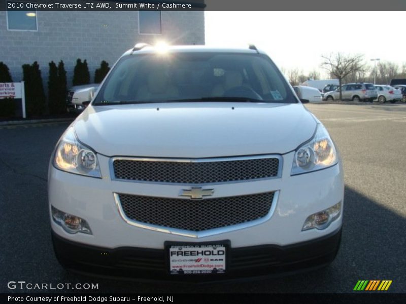Summit White / Cashmere 2010 Chevrolet Traverse LTZ AWD