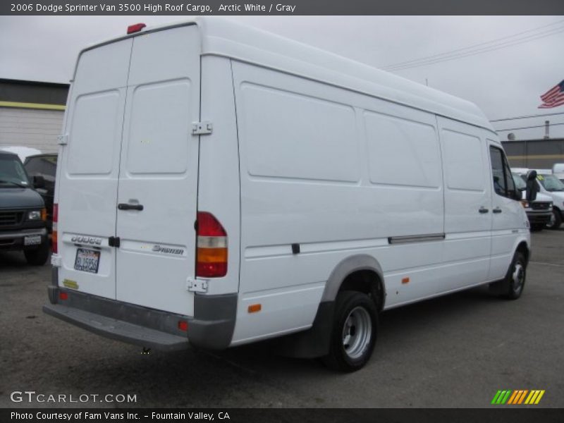 Arctic White / Gray 2006 Dodge Sprinter Van 3500 High Roof Cargo