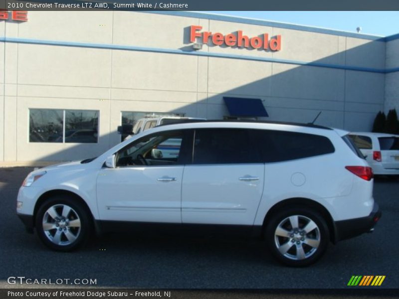 Summit White / Cashmere 2010 Chevrolet Traverse LTZ AWD