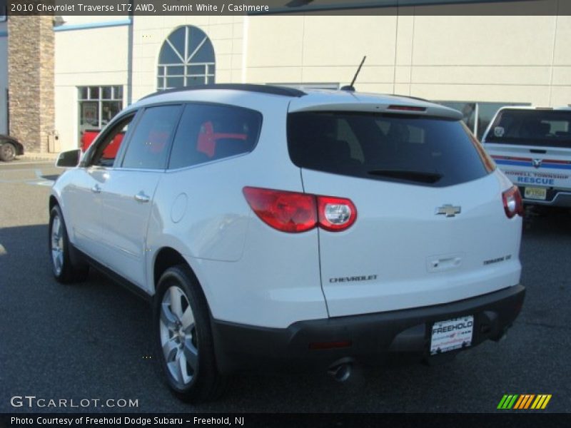 Summit White / Cashmere 2010 Chevrolet Traverse LTZ AWD