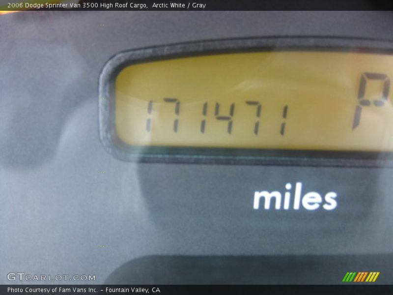 Arctic White / Gray 2006 Dodge Sprinter Van 3500 High Roof Cargo