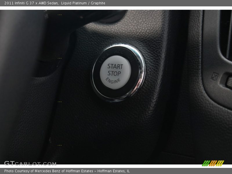 Liquid Platinum / Graphite 2011 Infiniti G 37 x AWD Sedan