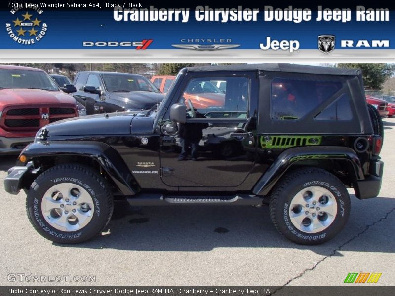 Black / Black 2013 Jeep Wrangler Sahara 4x4