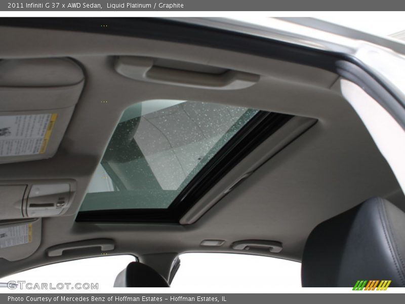 Liquid Platinum / Graphite 2011 Infiniti G 37 x AWD Sedan