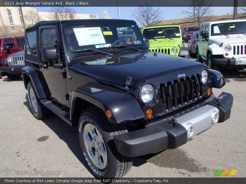 Black / Black 2013 Jeep Wrangler Sahara 4x4