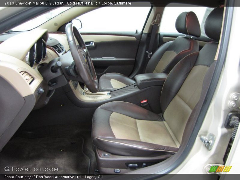 Gold Mist Metallic / Cocoa/Cashmere 2010 Chevrolet Malibu LTZ Sedan