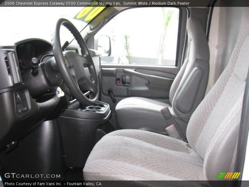 Summit White / Medium Dark Pewter 2006 Chevrolet Express Cutaway 3500 Commercial Moving Van