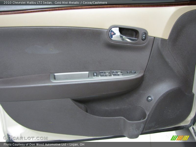 Gold Mist Metallic / Cocoa/Cashmere 2010 Chevrolet Malibu LTZ Sedan