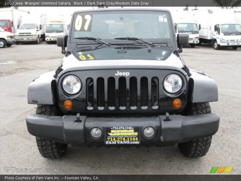 Black / Dark Slate Gray/Medium Slate Gray 2007 Jeep Wrangler Unlimited Sahara