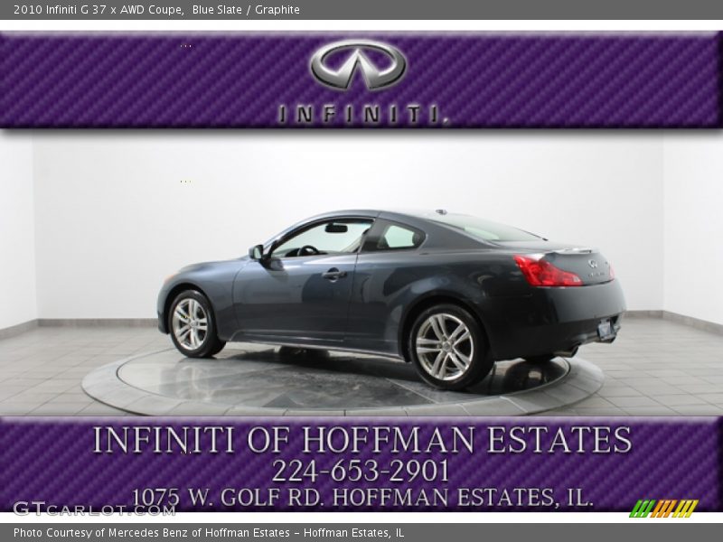 Blue Slate / Graphite 2010 Infiniti G 37 x AWD Coupe