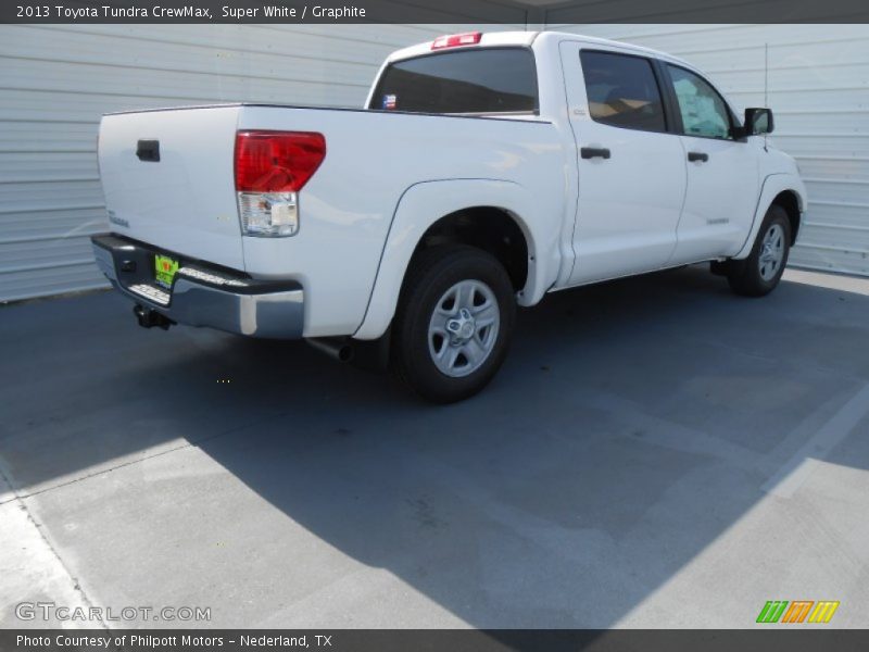 Super White / Graphite 2013 Toyota Tundra CrewMax
