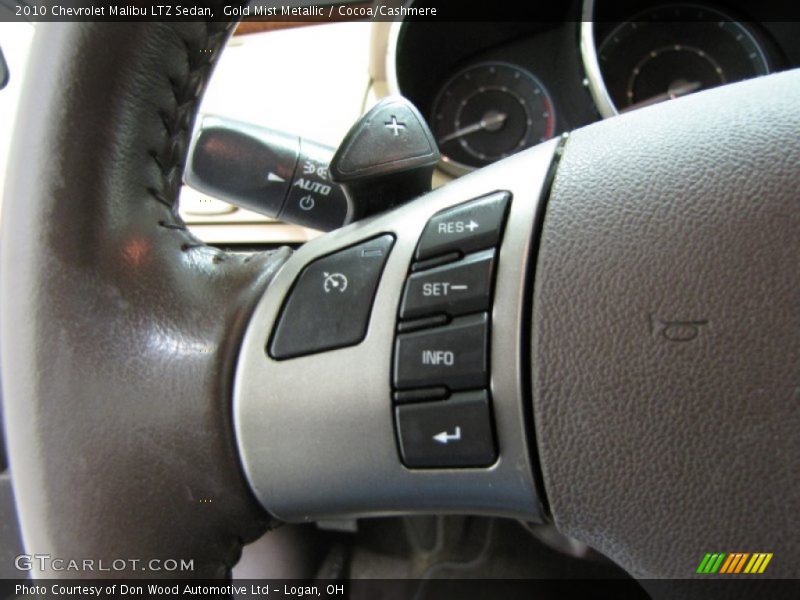 Gold Mist Metallic / Cocoa/Cashmere 2010 Chevrolet Malibu LTZ Sedan