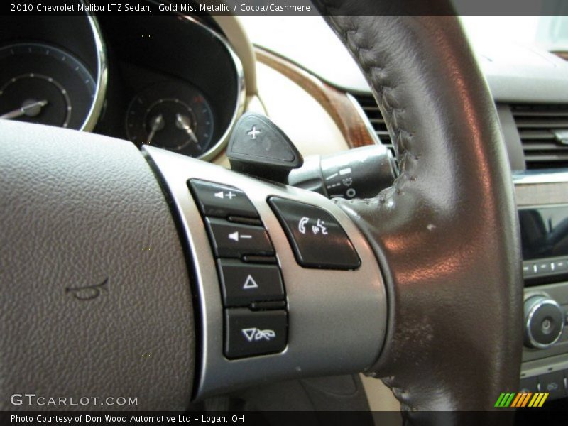 Gold Mist Metallic / Cocoa/Cashmere 2010 Chevrolet Malibu LTZ Sedan
