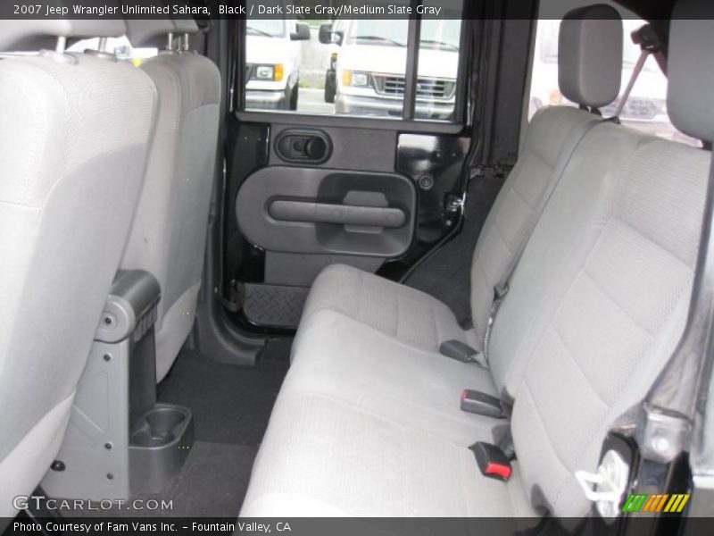 Black / Dark Slate Gray/Medium Slate Gray 2007 Jeep Wrangler Unlimited Sahara