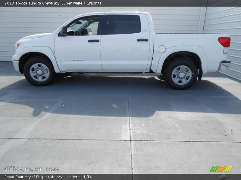 Super White / Graphite 2013 Toyota Tundra CrewMax