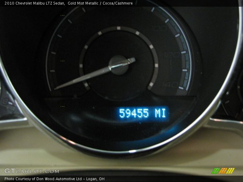 Gold Mist Metallic / Cocoa/Cashmere 2010 Chevrolet Malibu LTZ Sedan