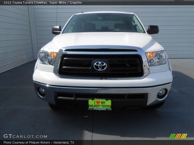 Super White / Graphite 2013 Toyota Tundra CrewMax