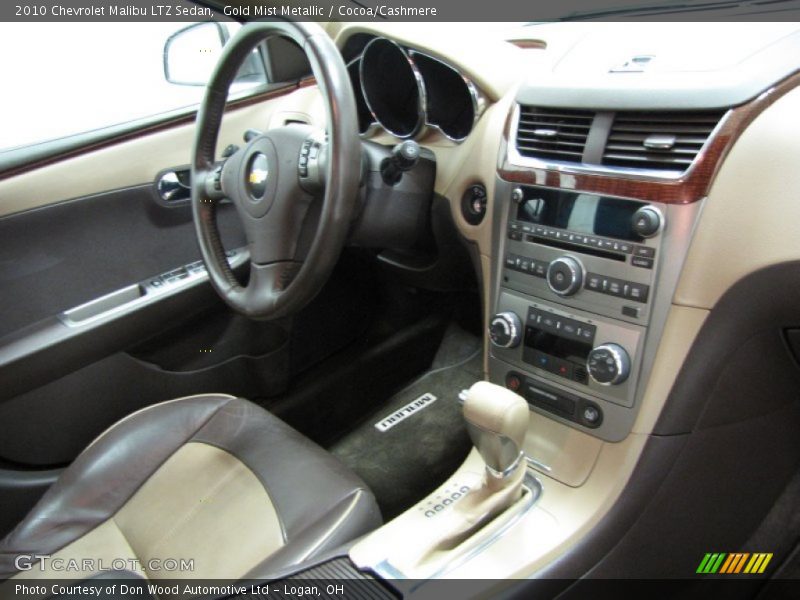 Gold Mist Metallic / Cocoa/Cashmere 2010 Chevrolet Malibu LTZ Sedan