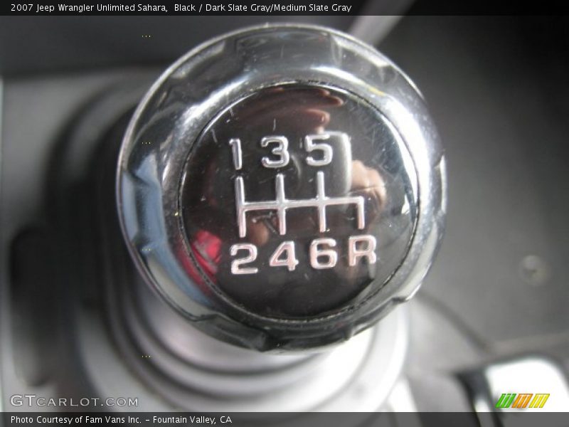 Black / Dark Slate Gray/Medium Slate Gray 2007 Jeep Wrangler Unlimited Sahara