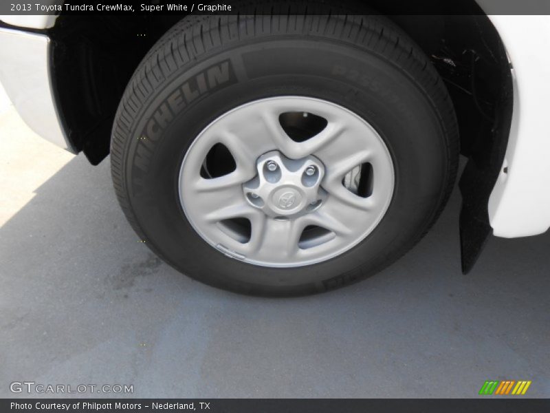 Super White / Graphite 2013 Toyota Tundra CrewMax