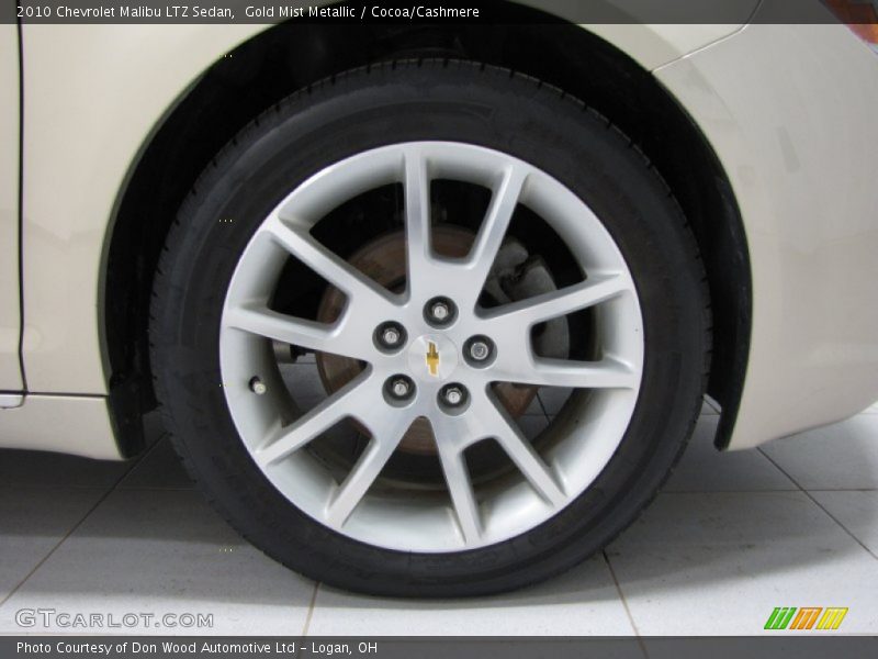 Gold Mist Metallic / Cocoa/Cashmere 2010 Chevrolet Malibu LTZ Sedan