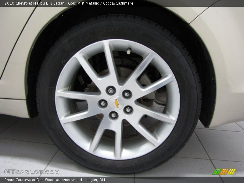 Gold Mist Metallic / Cocoa/Cashmere 2010 Chevrolet Malibu LTZ Sedan