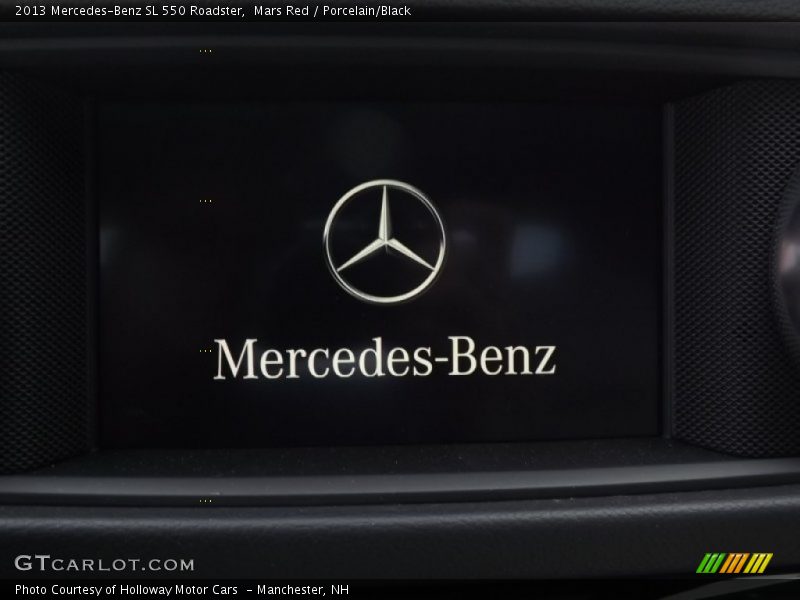 Mars Red / Porcelain/Black 2013 Mercedes-Benz SL 550 Roadster