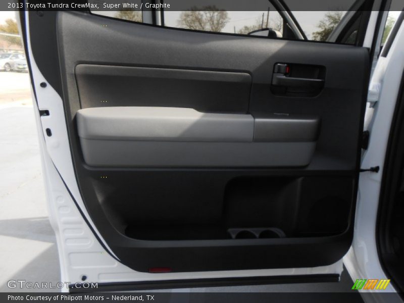 Super White / Graphite 2013 Toyota Tundra CrewMax