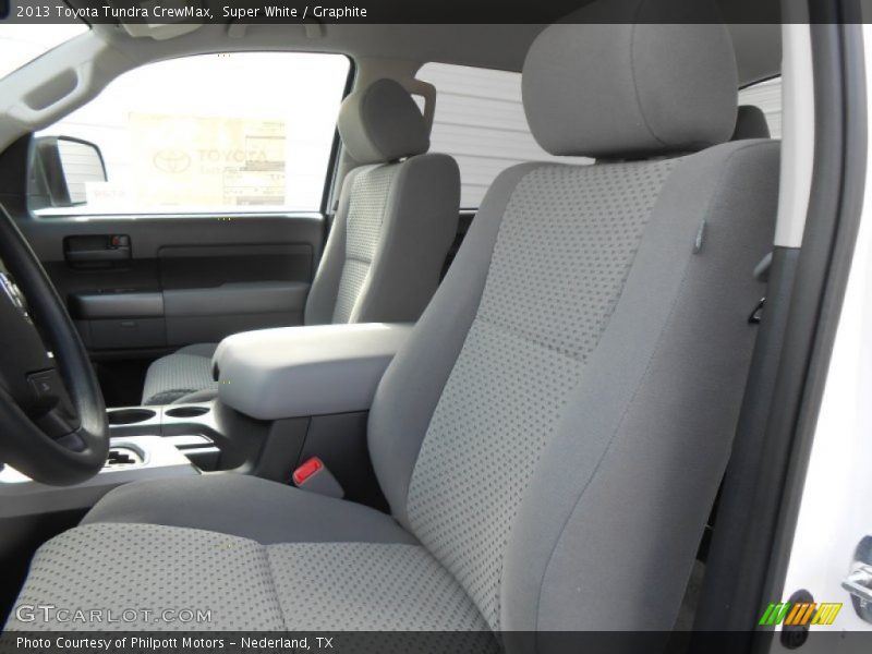 Super White / Graphite 2013 Toyota Tundra CrewMax