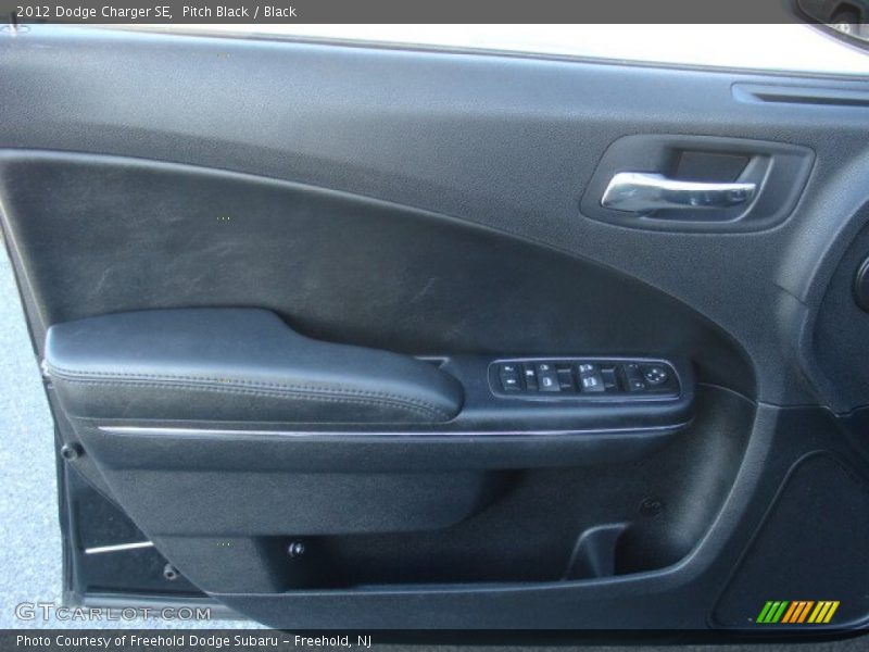 Pitch Black / Black 2012 Dodge Charger SE