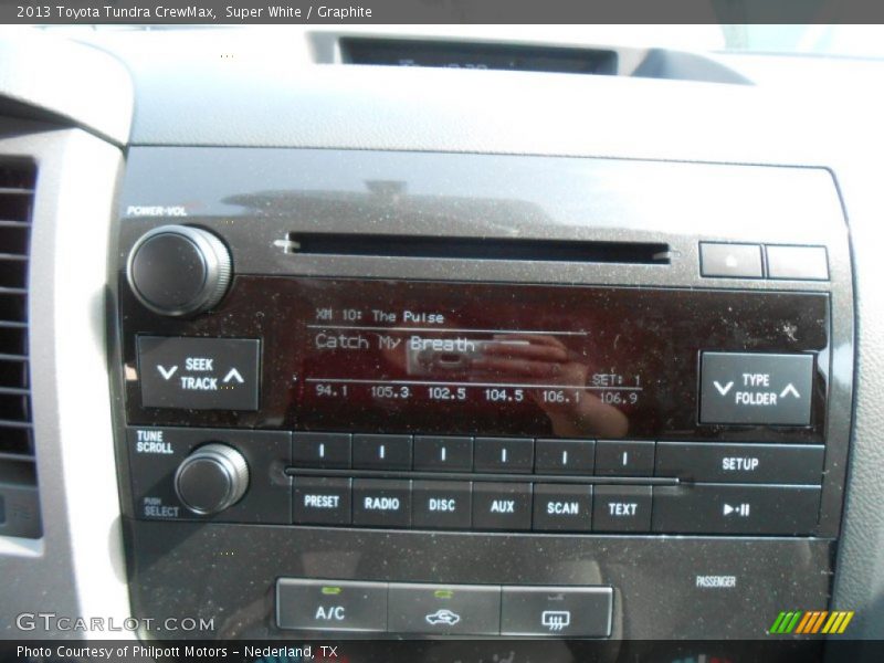 Super White / Graphite 2013 Toyota Tundra CrewMax