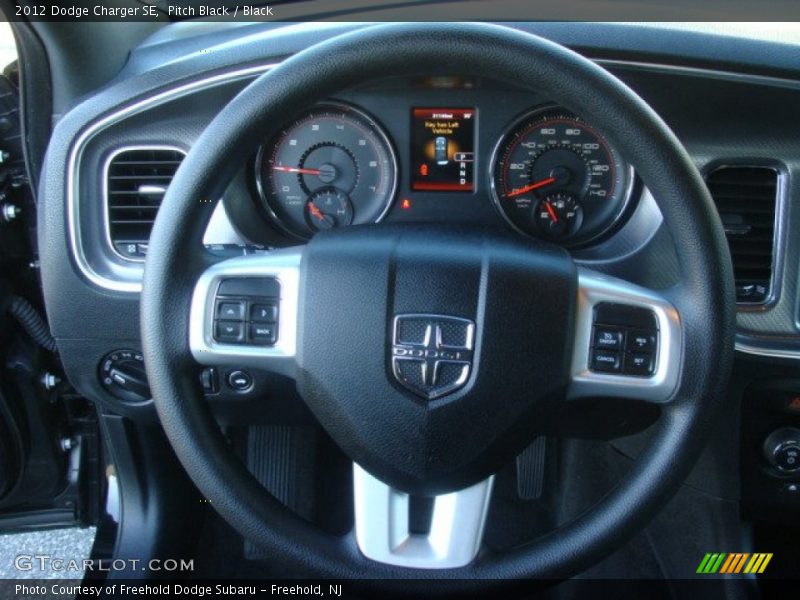 Pitch Black / Black 2012 Dodge Charger SE