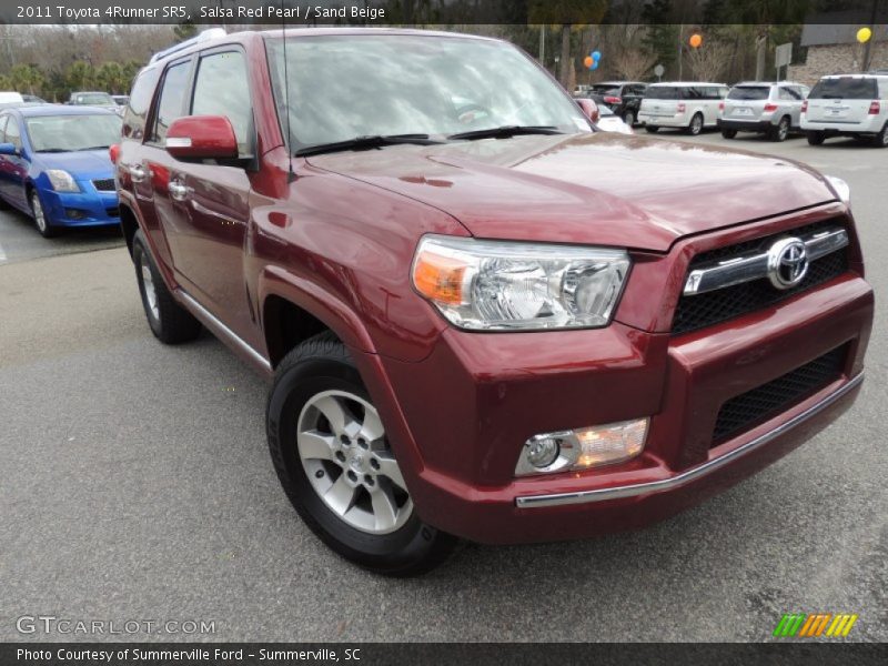 Salsa Red Pearl / Sand Beige 2011 Toyota 4Runner SR5