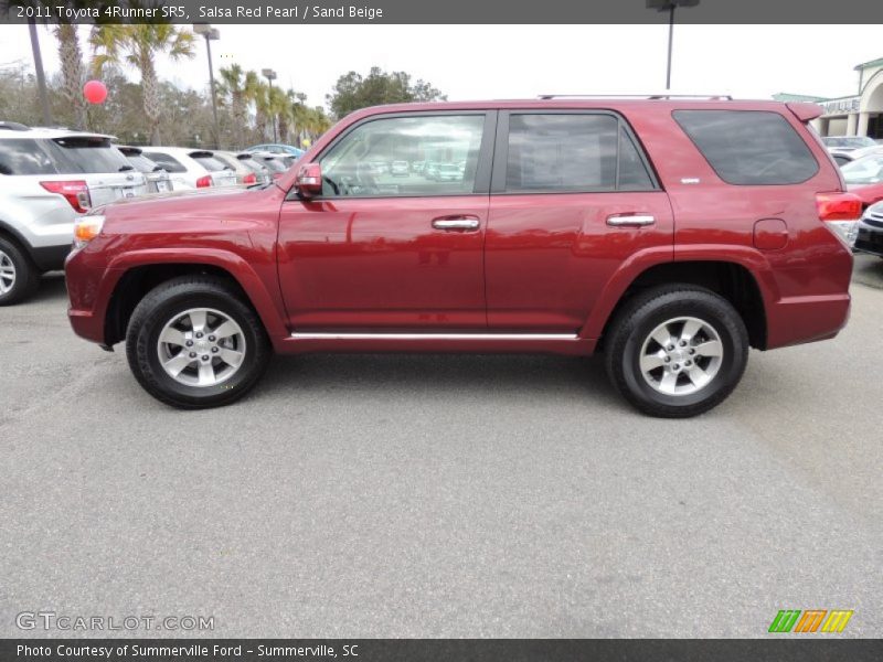 Salsa Red Pearl / Sand Beige 2011 Toyota 4Runner SR5